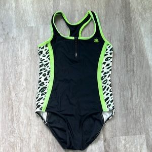 Zero X Posur girls one piece black swimsuit